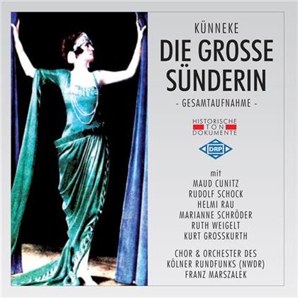 Marszalek Franz / Kölner Rfo & Eduard Künneke - Die Grosse Sünderin (2 CDs)