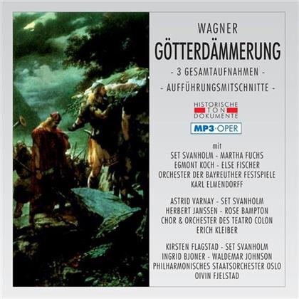 Elmendorff / Kleiber / Fjelstad & Richard Wagner (1813-1883) - Götterdämmerung - 3 Gesamt. - Mp3 (2 CDs)