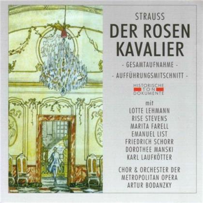 Bodanzky Artur / Lehmann / Metropolitan & Richard Strauss (1864-1949) - Rosenkavalier (2 CDs)