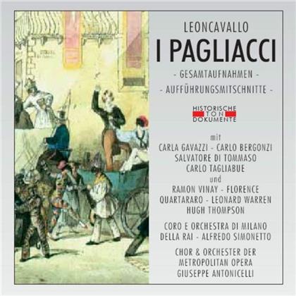 Antonicelli Giuseppe / Metropolitan & Ruggero Leoncavallo (1857-1919) - I Pagliacci (2 CDs)