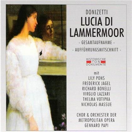 Papi Gennaro / Pons / Metropolitan & Gaetano Donizetti (1797-1848) - Lucia Di Lammermoor (2 CDs)