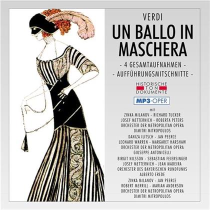 Mitropoulos / Antonicelli / Erede & Giuseppe Verdi (1813-1901) - Un Ballo In Maschera - 4 Gesamt.-Mp3 (2 CDs)