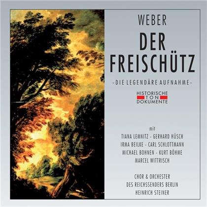 Steiner Heinrich / Reichssender Berlin & Carl Maria von Weber (1786-1826) - Freischütz (Gekürzt) (2 CDs)