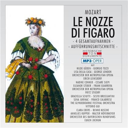 Leinsdorf / Gui / Jocha & Wolfgang Amadeus Mozart (1756-1791) - Le Nozze Di Figaro - 4 Gesamt. - Mp3 (2 CDs)