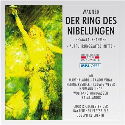 Keilberth Joseph / Mödl / Bayreuther F. & Richard Wagner (1813-1883) - Ring Des Nibelungen - Mp3 (2 CDs)