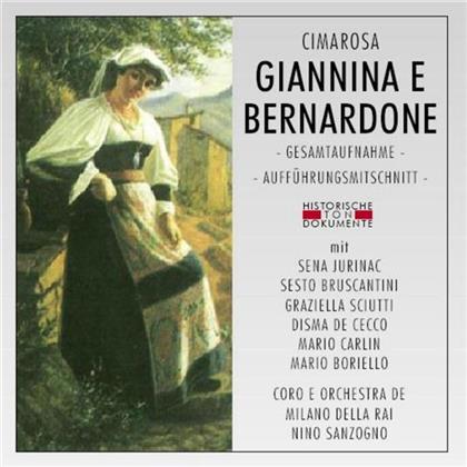 Sanzogno Nino / Jurinac / Rai Milano & Domenico Cimarosa (1749-1801) - Giannina E Bernardone (2 CDs)