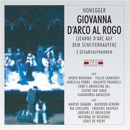 Gavazzeni Gianandrea / Vocht Louis De & Arthur Honegger (1892-1955) - Giovanna D'arco Al Rogo (2 CDs)