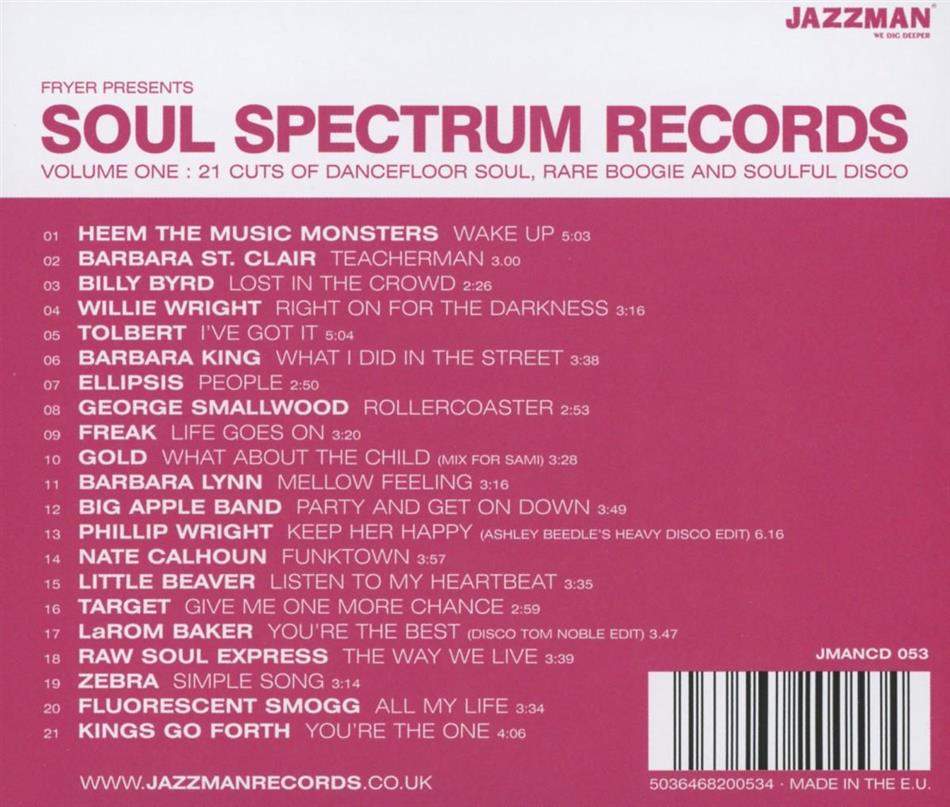 Various Vol. 1 von Soul Spectrum Records - CeDe.de
