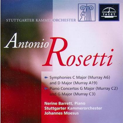 Nerine Barrett & Francesco Antonio Rosetti (1750-1792) - Symhonien & Klavierkonzerte