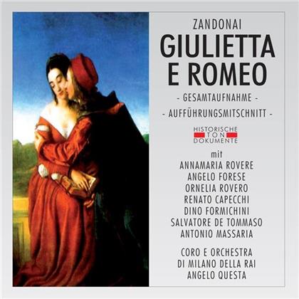 Questa Angelo / Rovere / Rai Milano & Ricardo Zandonai - Giulietta E Romeo (2 CDs)
