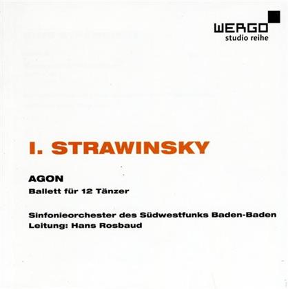 Rosbaud Hans /So Südwestfunk Baden-Baden & Igor Strawinsky (1882-1971) - Agon - Ballet For Twelve Dancers