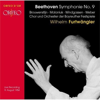 Chor und Orchester der Bayreuther Festspiele, Gre Brouwenstijn, Ludwig Weber, Ludwig van Beethoven (1770-1827) & Wilhelm Furtwängler - Symphonie 9 - Bayreuth 1954