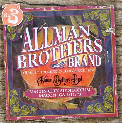 The Allman Brothers Band - Macon City Auditorium 2/11/72 (2 CDs)