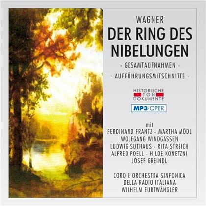 Fürtwängler Wilhelm / Os Radio Italiana & Richard Wagner (1813-1883) - Ring Des Nibelungen -Gesamtaufn. Mp3 (2 CDs)