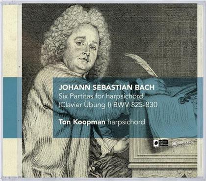 Ton Koopman & Johann Sebastian Bach (1685-1750) - Six Partitas For Hapsichord Bwv825-830 (2 CD)