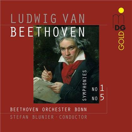 Blunier Stefan /Beethoven Orchester Bonn & Ludwig van Beethoven (1770-1827) - Sinfonien Nr. 1 & Nr. 5 (SACD)