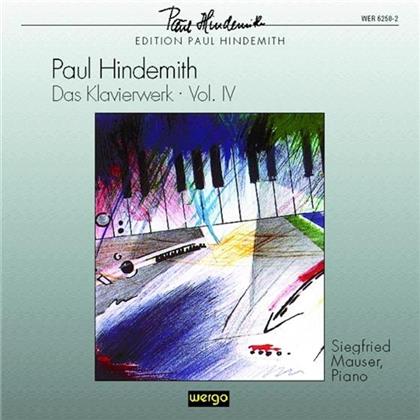 Siegfried Mauser & Paul Hindemith (1895-1963) - Klavierwerk Vol. IV