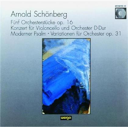 Schiff Heinrich / Gielen / So Swf & Arnold Schönberg (1874-1951) - Fünf Orchesterstücke Op.16 / Cellokonz.