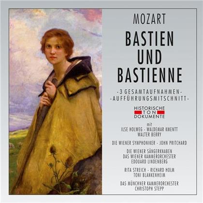 Pritchard John / Lindenberg / Stepp & Wolfgang Amadeus Mozart (1756-1791) - Bastien Und Bastienne - 3 Gesamtauf. (2 CDs)