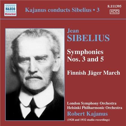 Jean Sibelius (1865-1957), Robert Kajanus, The London Symphony Orchestra & Helsinki Philharmonic Orchestra - Sinfonien Nr. 3 & 5