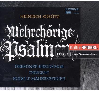 Mauersberger Rudolf / Dresdner Kreuzchor & Heinrich Schütz (1585-1672) - Mehrchörige Psalmen - Psalmen Davids