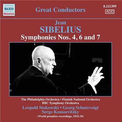 Leopold Stokowski & Jean Sibelius (1865-1957) - Sinfonien Nr. 4, 6 & 7