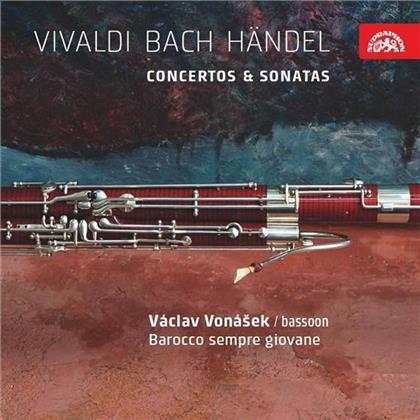 Antonio Vivaldi (1678-1741), Johann Sebastian Bach (1685-1750), Georg Friedrich Händel (1685-1759), Vaclav Vonasek & Barocco sempre giovane - Fagottkonzerte & Sonaten