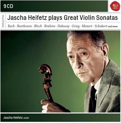 Jascha Heifetz - Jascha Heifetz Plays Great V.Sonatas (9 CD)