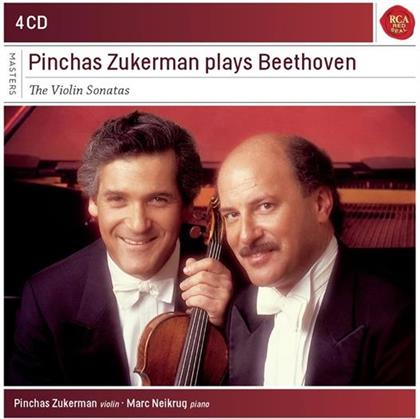 Pinchas Zukerman & Ludwig van Beethoven (1770-1827) - Pinchas Zukerman Plays Beethoven (4 CDs)