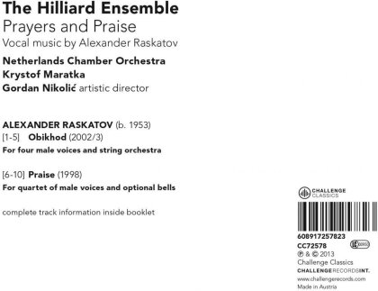 The Hilliard Ensemble & Alexander Raskatov (*1953) - Prayers And Praise