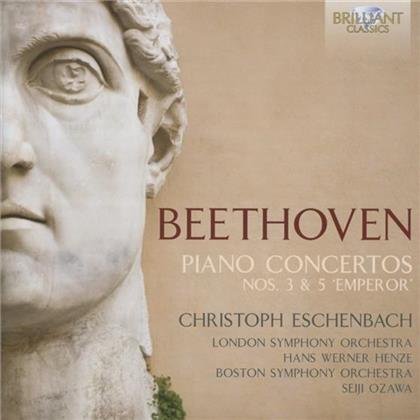 Ludwig van Beethoven (1770-1827), Hans Werner Henze (1926-2012), Christoph Eschenbach & The London Symphony Orchestra - Klavierkonz.Nr.3 & 5