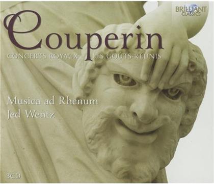 Musica Ad Rhenum, François Couperin Le Grand (1668-1733) & Jed Wentz - Kammermusik - Concert Royauxs, Less Gouts-Reunis (3 CDs)