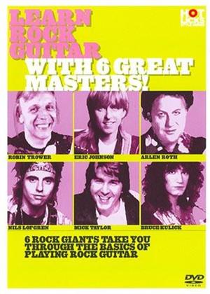 Learn rock guitar with 6 great masters