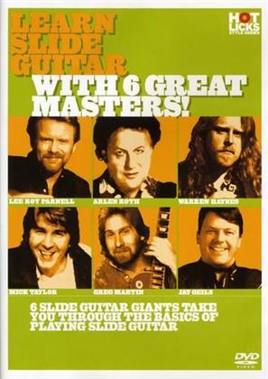 Learn slide guitar with 6 great masters