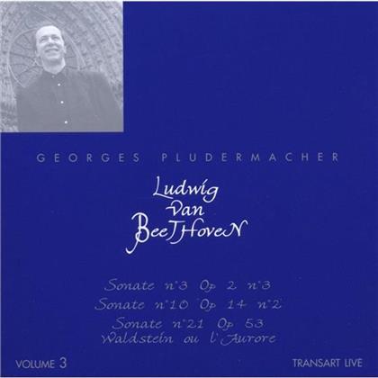 Georges Pludermacher & Ludwig van Beethoven (1770-1827) - Klaviersonaten Nr3, 10 & 21