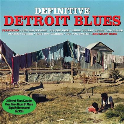 Definitive Detroit Blues (3 CDs)