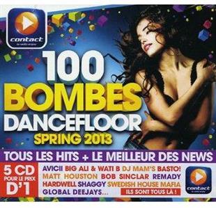 100 Bombes Dancefloor - Various - Spring 2013 (5 CDs)