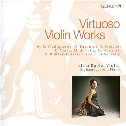 Pancho Vladiguerov (1899 - 1978), Nicolò Paganini (1782-1840), Fritz Kreisler (1875-1962), Eugène Ysaÿe (1858-1931), Manuel de Falla (1876-1946), … - Virtuoso Violin Works