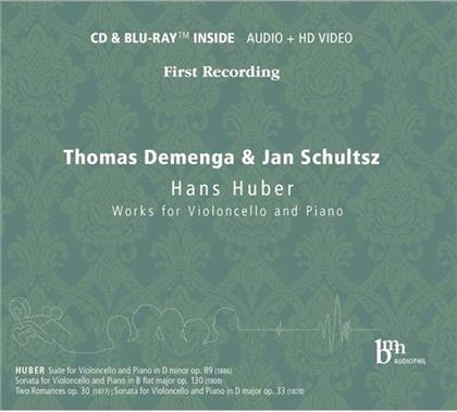 Hans Huber (1852-1921), Thomas Demenga & Jan Schultsz - Works For Violoncello & Piano (CD + Blu-ray)