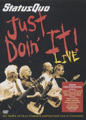 Status Quo - Just doin' it live - 40 Years (DVD + CD)