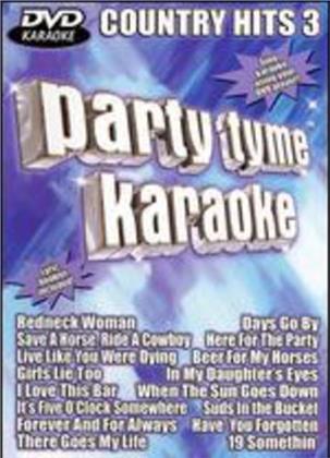 Party Tyme Karaoke - Country hits 3