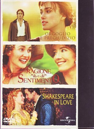 Orgoglio e pregiudizio / Ragione e sentimento / Shakespeare in love - (Triple Box 3 DVD)