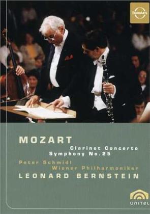 Wiener Philharmoniker, Leonard Bernstein (1918-1990) & Peter Schmidl - Mozart - Clarinet Concerto / Symphony Nr. 25 (Euro Arts)