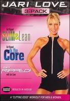 Jari Love 3-Pack - Get Ripped/Get Ripped to the Core/Get Ripped Slim