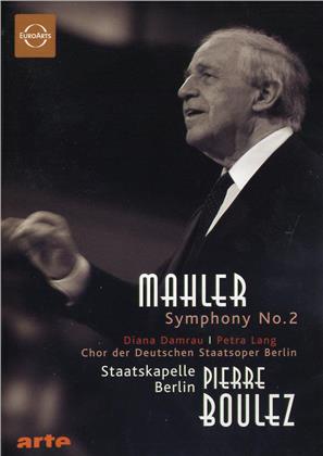Staatskapelle Berlin, Pierre Boulez (*1925) & Diana Damrau - Mahler - Symphony No. 2 (Euro Arts)