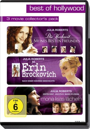 Die Hochzeit meines besten Freundes / Erin Brockovich / Mona Lisas Lächeln - Best of Hollywood 11 (3 Movie Collector's Pack)