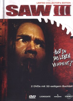 Saw 3 (2006) (Collector's Edition, Edizione Limitata, Mediabook, Uncut, 2 DVD)