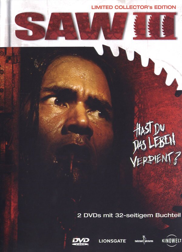 Saw 3 (2006) (Collector's Edition, Limited Edition, Mediabook, Uncut, 2 DVDs)