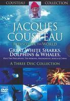 Jacques Cousteau - Great white sharks, dolphins & whales (3 DVDs)