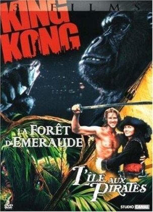 King Kong (1978) / La fôret d'emeraude / L'ile aux pirates - Coffret aventure (3 DVDs)